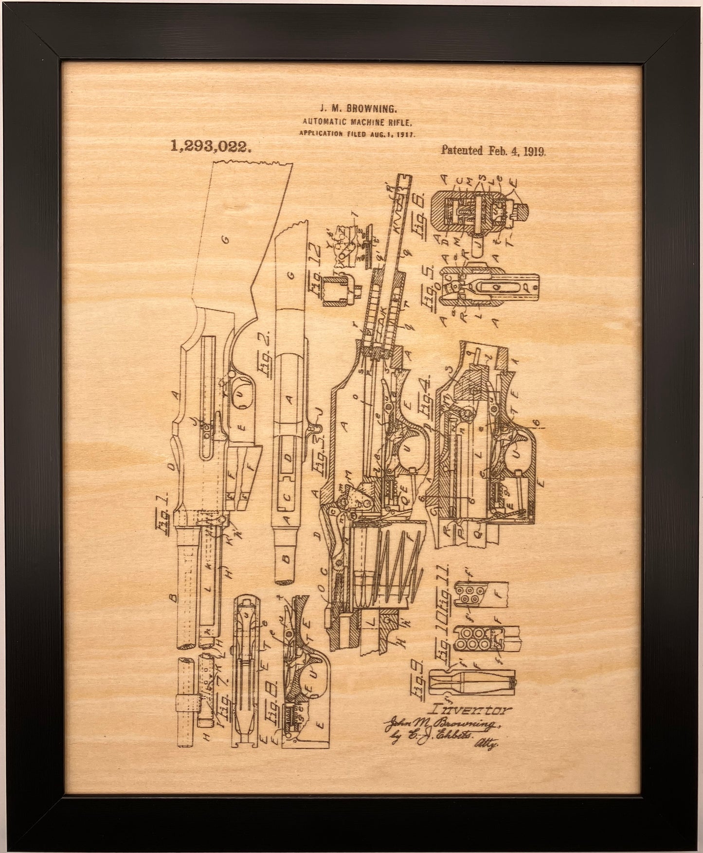 Firearms Patent Drawing Set