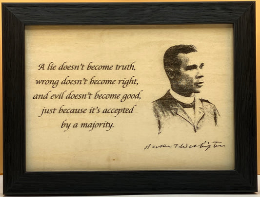 Booker T. Washington Affirmation