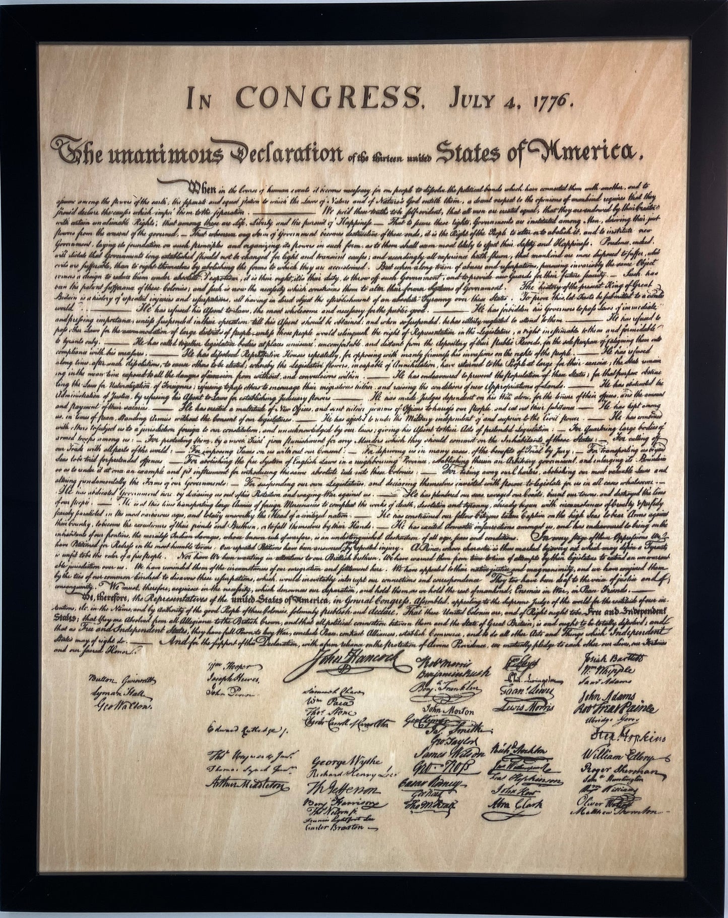 Declaration of Independence