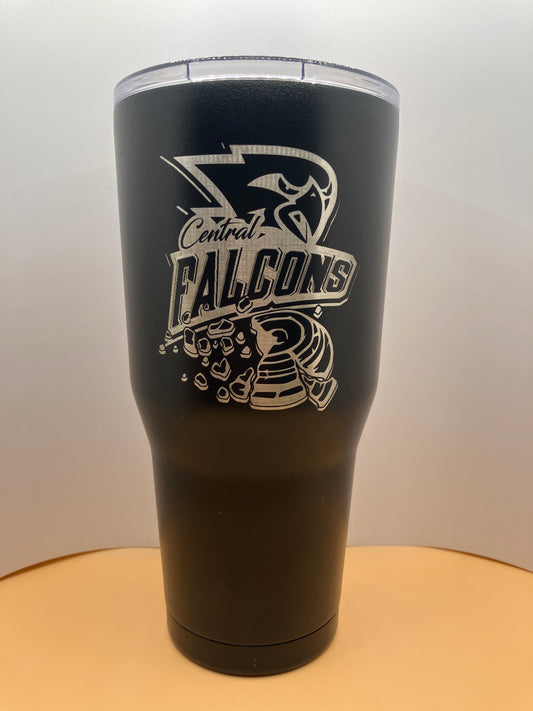 Laser Etched Metal Tumblers