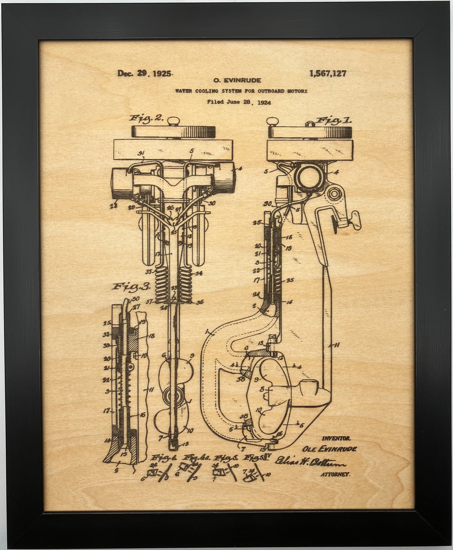 Fishing Patent Drawing Set