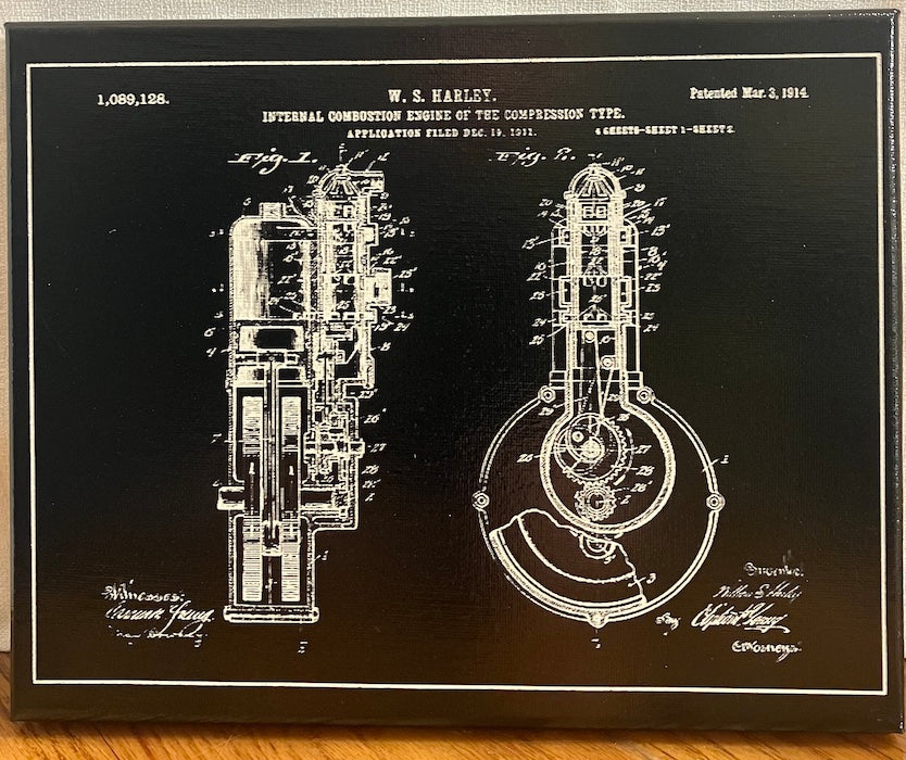 Laser Etched Canvas