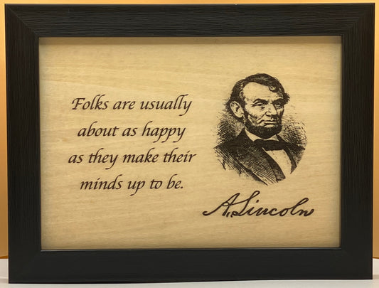 Abraham Lincoln Presidential Affirmation