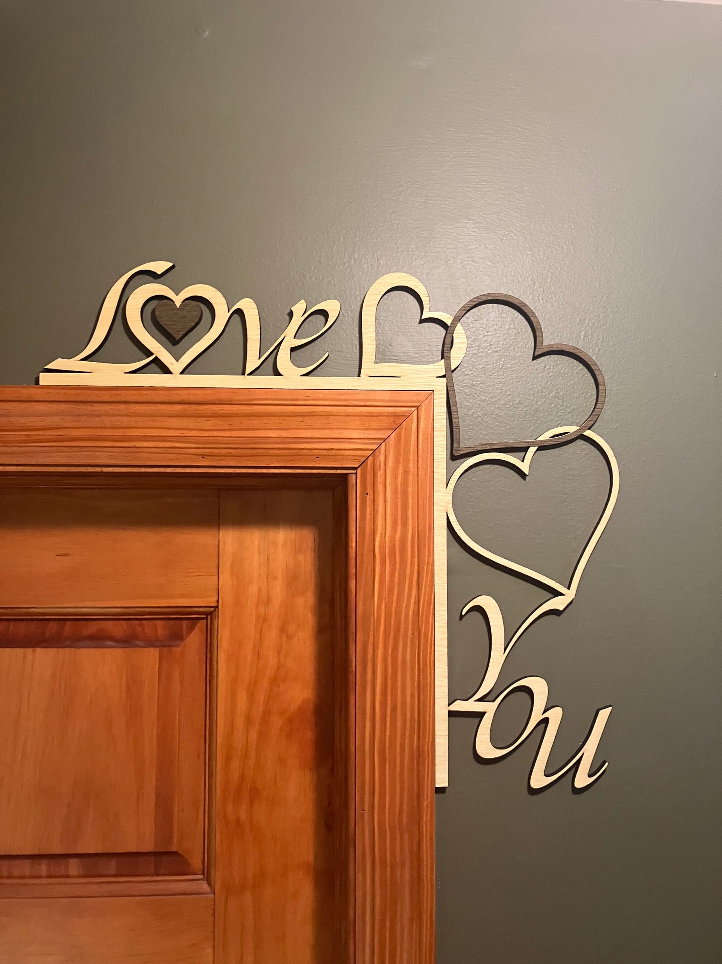 Love You Door or Window Frame Decoration