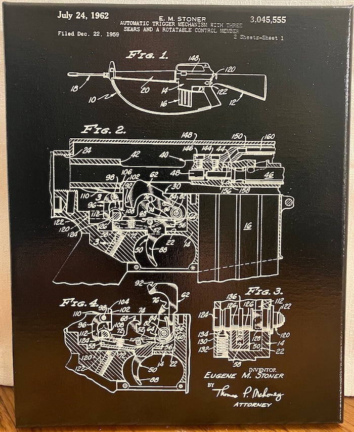 Laser Etched Canvas