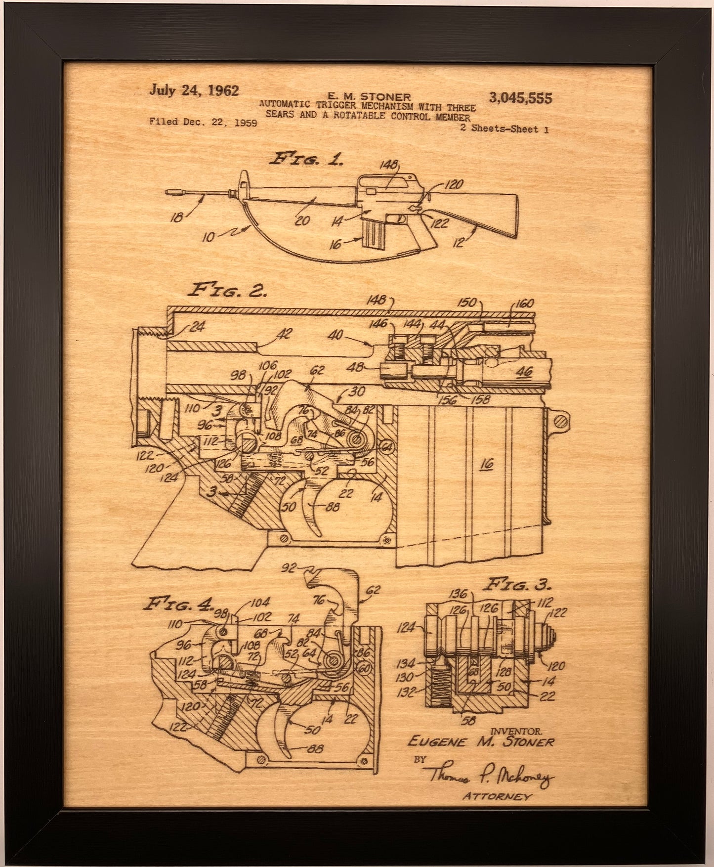 Firearms Patent Drawing Set