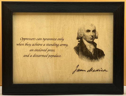 James Madison Presidential Affirmation