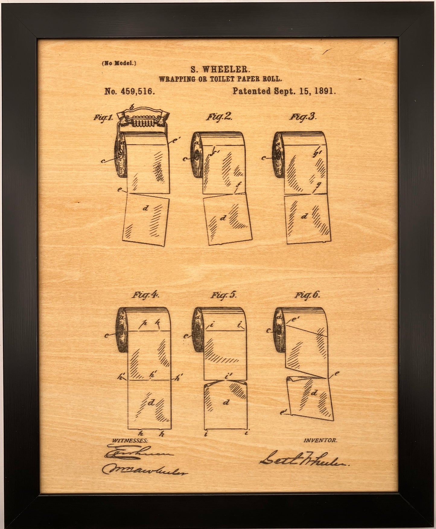 Bathroom Patent Drawing Set